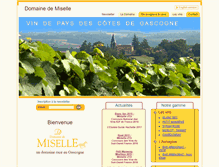 Tablet Screenshot of miselle.com